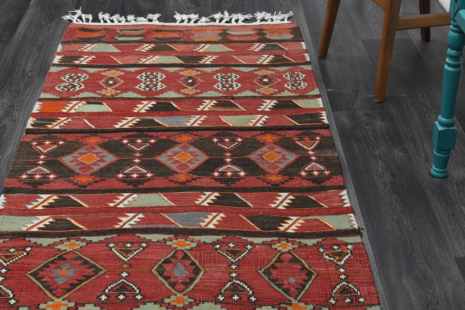 3x11 FLATWEAVE TURKISH VINTAGE Rug - 6