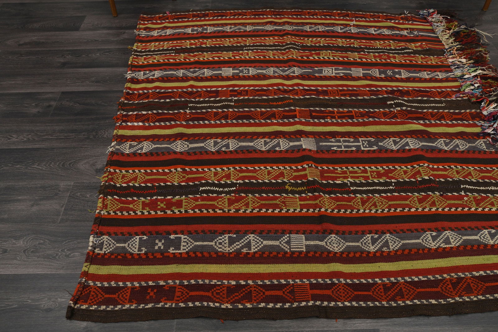 6.1x6.4 ft, TURKISH Rug, Kilim Rug - 3