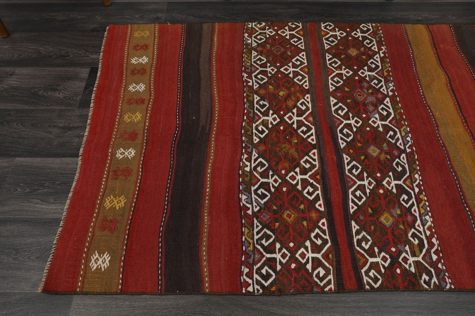 3.4x5.3 ft, TURKISH KILIM Rug - 3