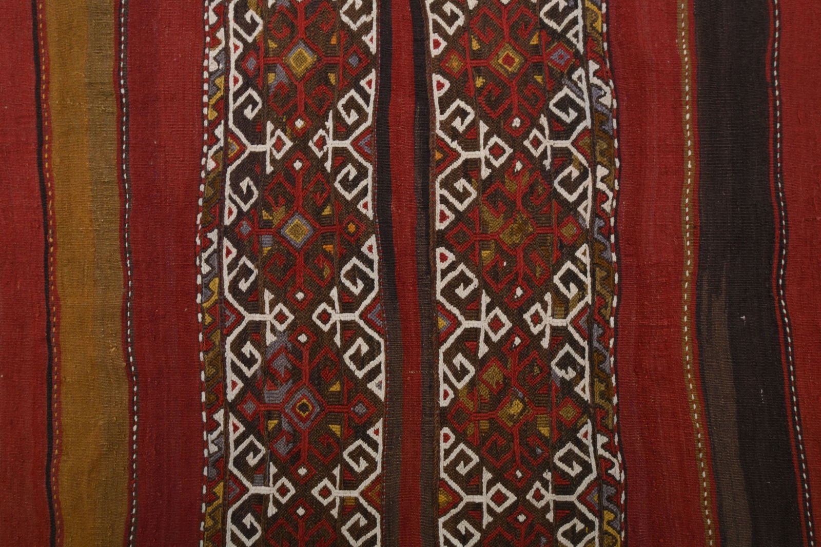 3.4x5.3 ft, TURKISH KILIM Rug - 6