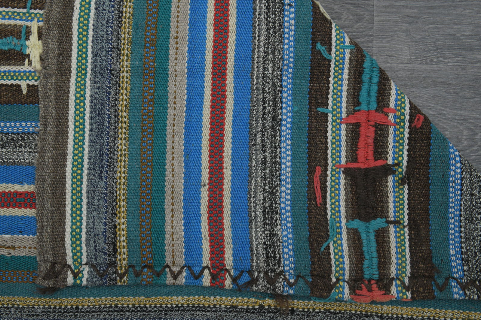 6x9 ft, TURKISH KILIM Rug - 9