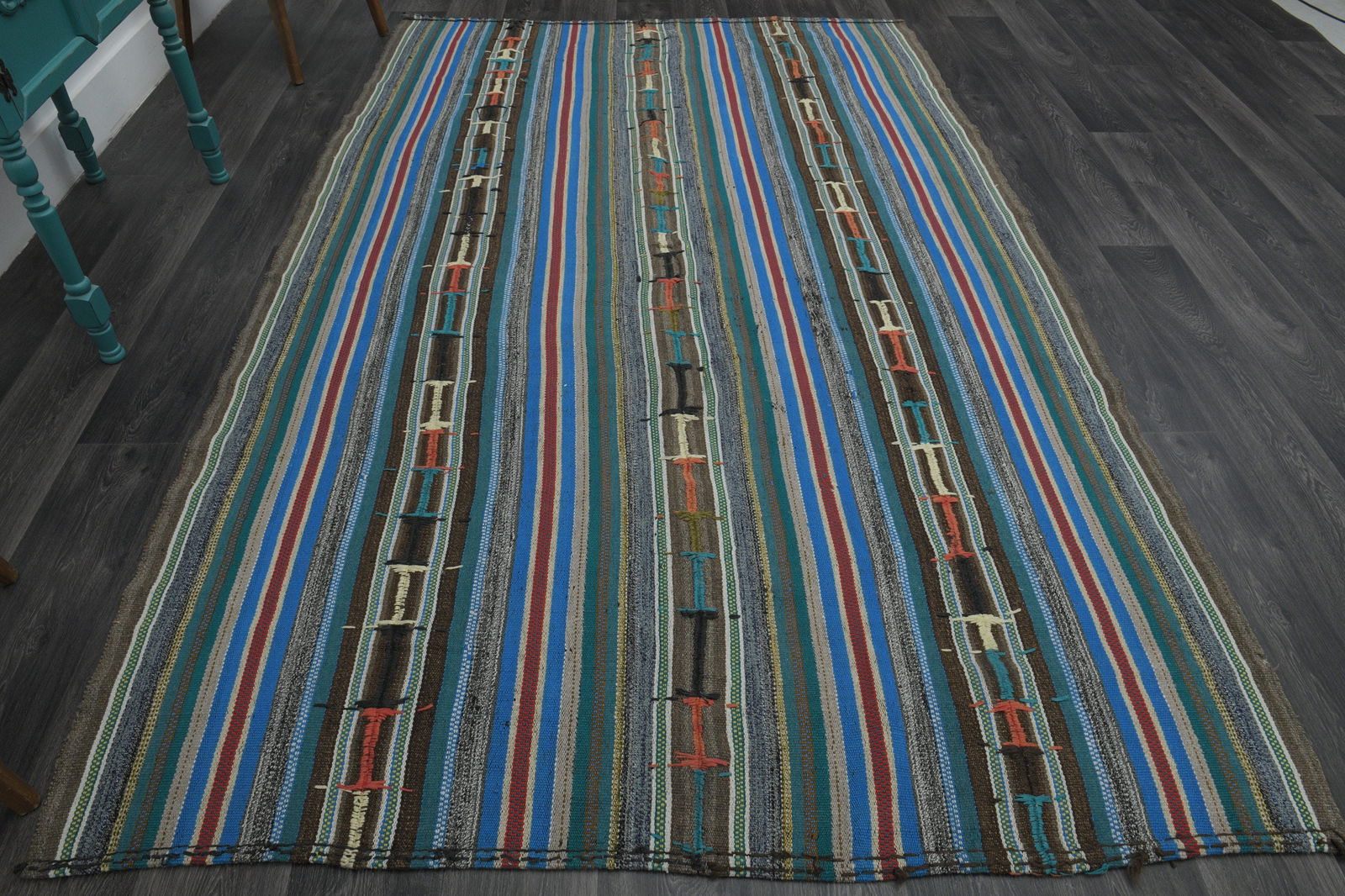 6x9 ft, TURKISH KILIM Rug - 2