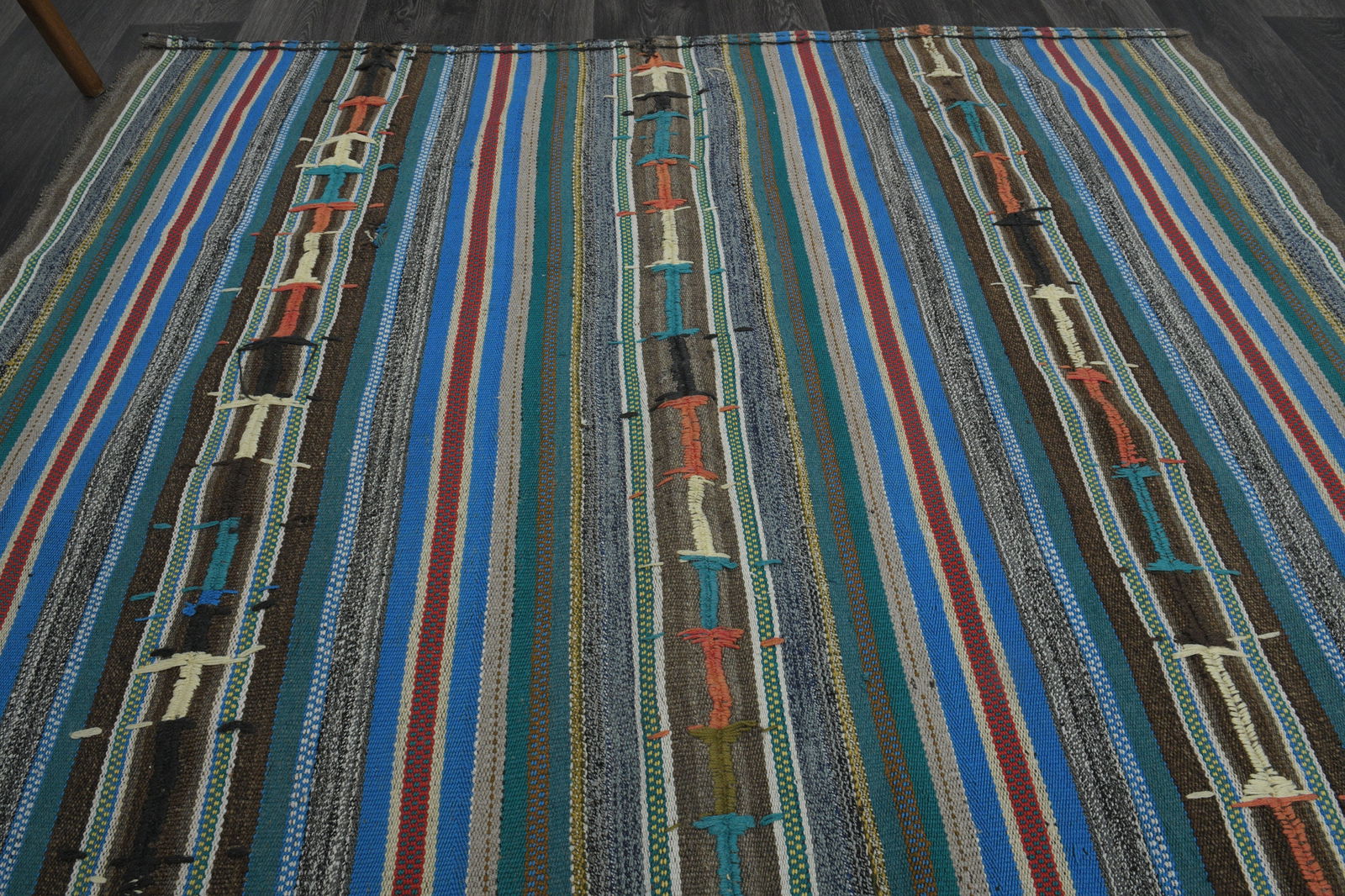 6x9 ft, TURKISH KILIM Rug - 5