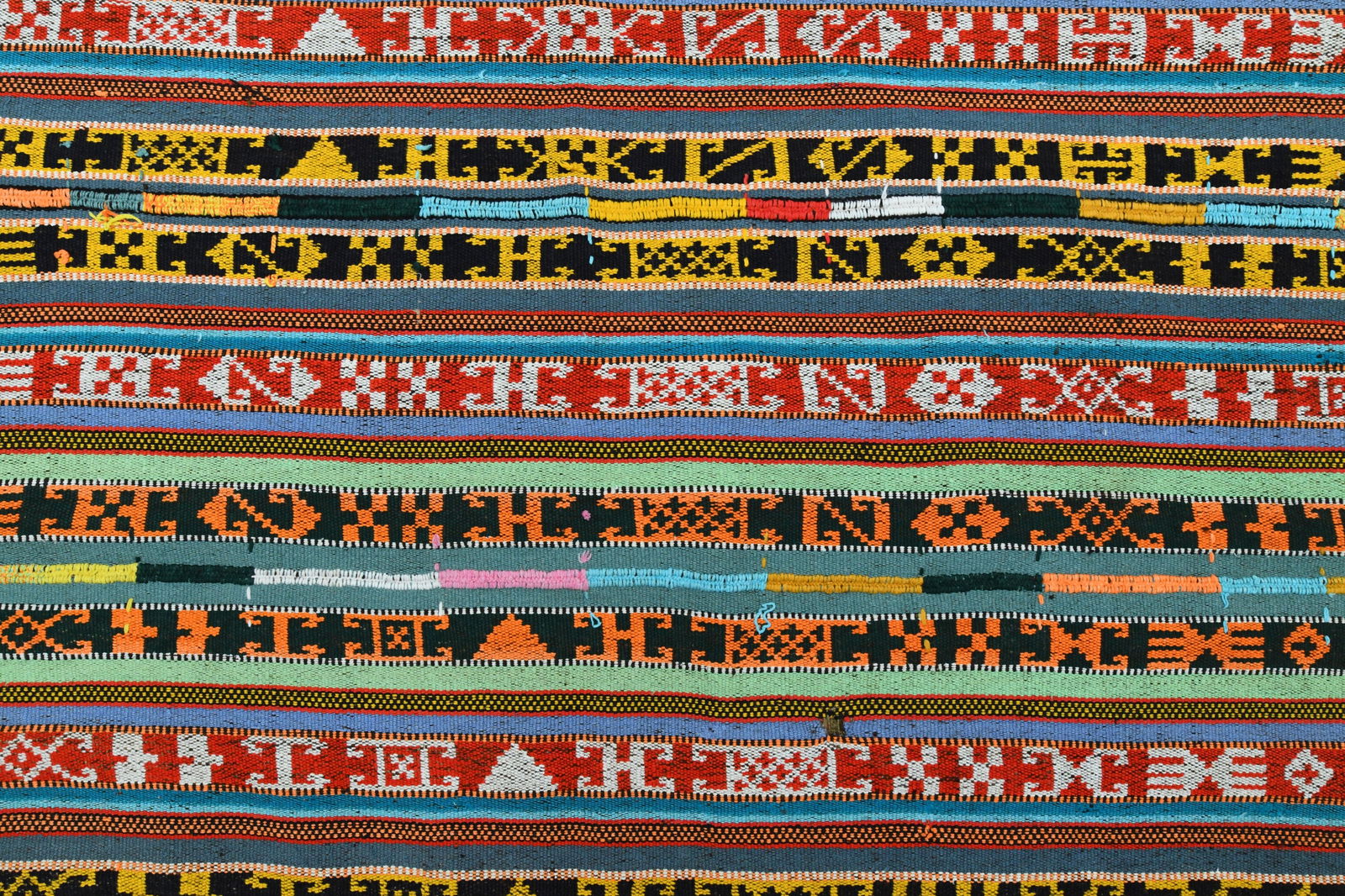 4.9x5.6 ft, TURKISH Rug, Kilim - 6