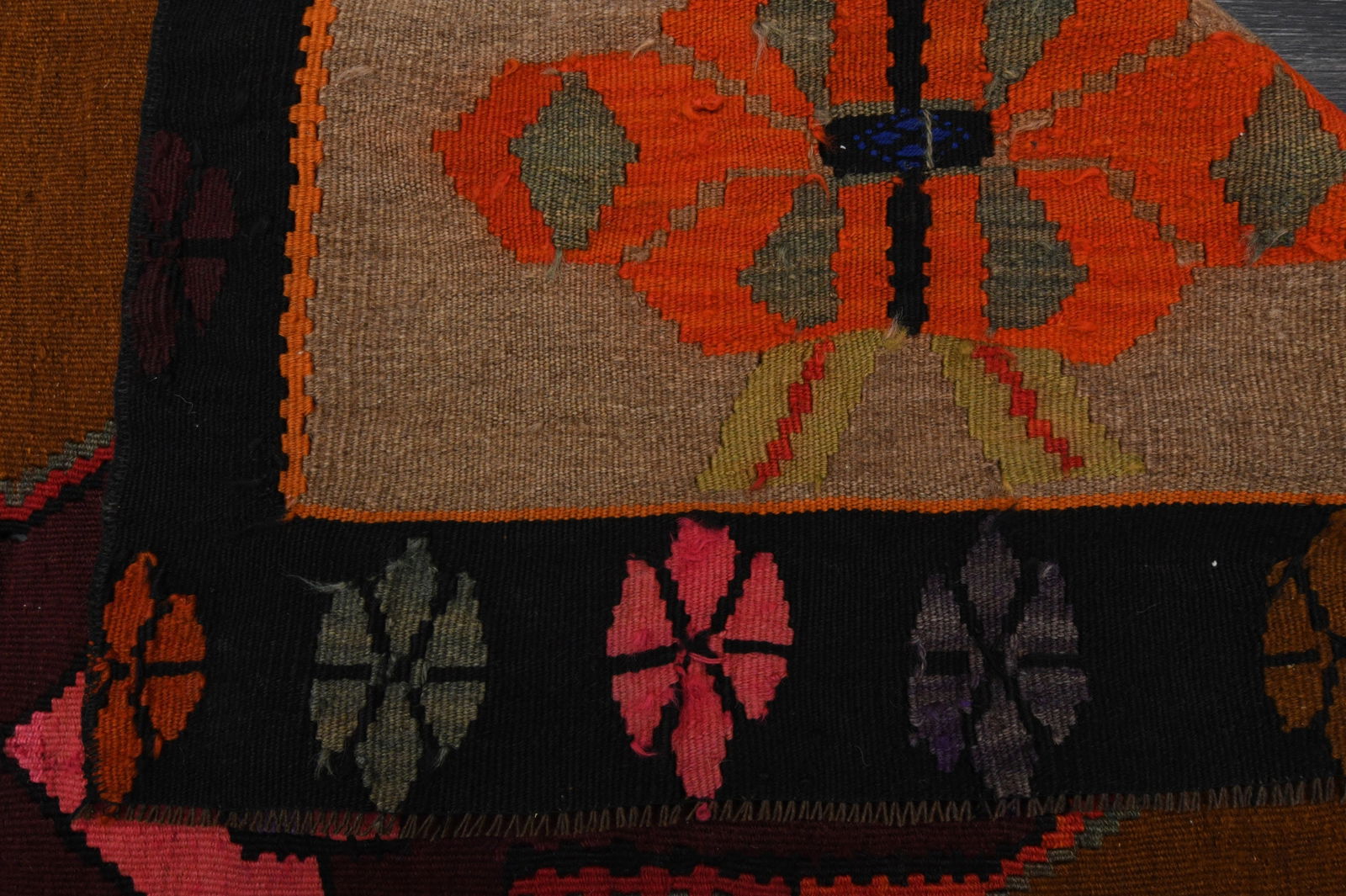 5.7x11.2 ft, TURKISH KILIM Rug - 7