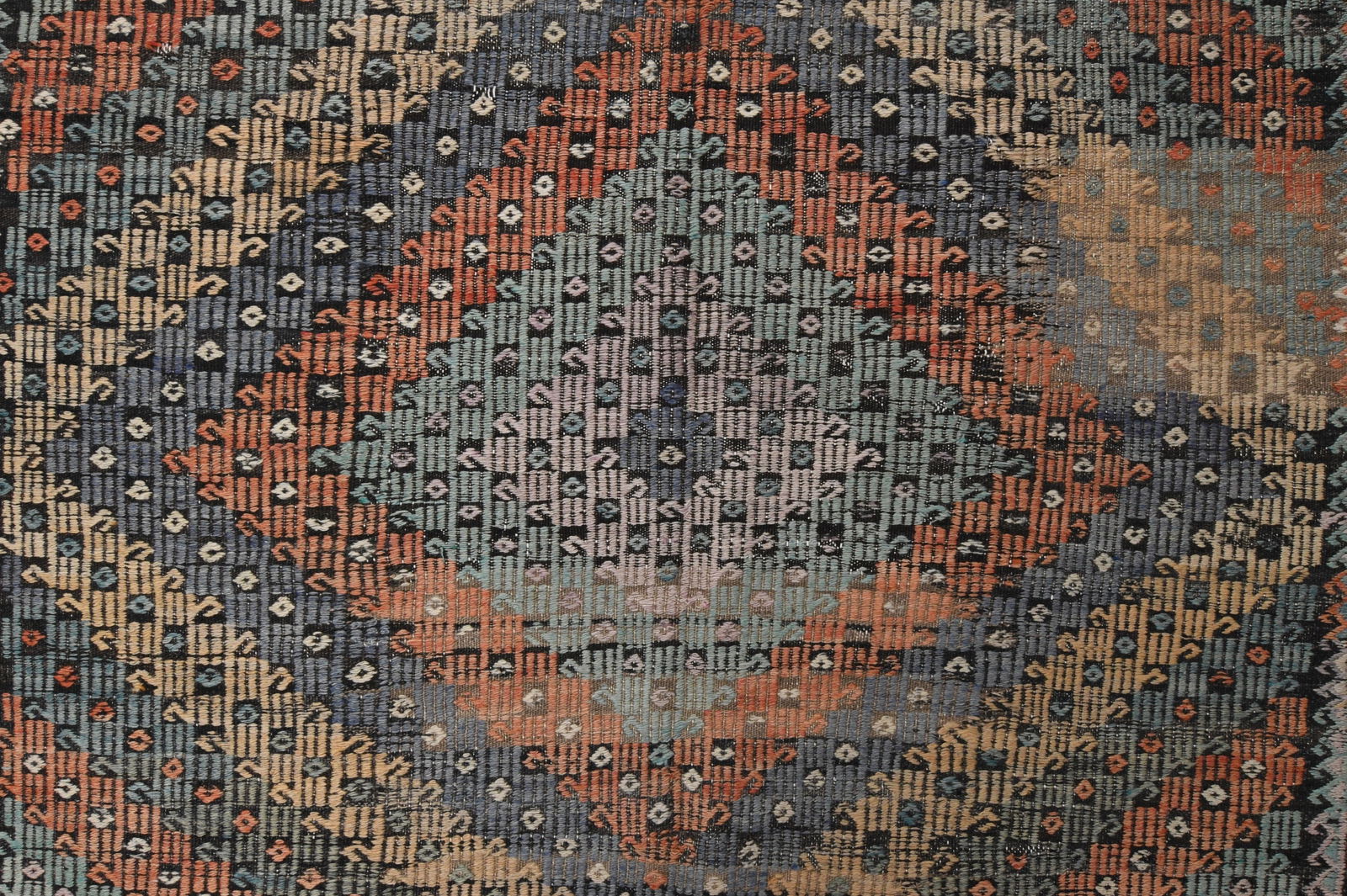 5.8x8.5 ft, TURKISH Flatweave Kilim Rug - 5