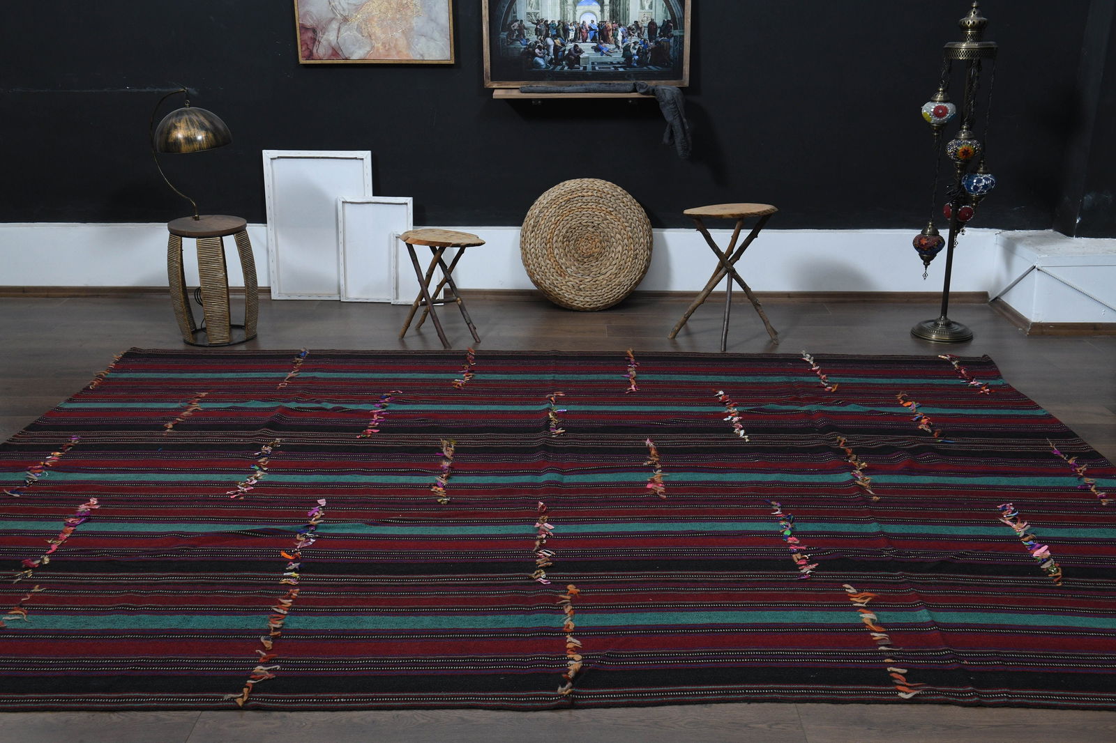 7.6x11.5 ft, LUXURY KILIM RUG - 9