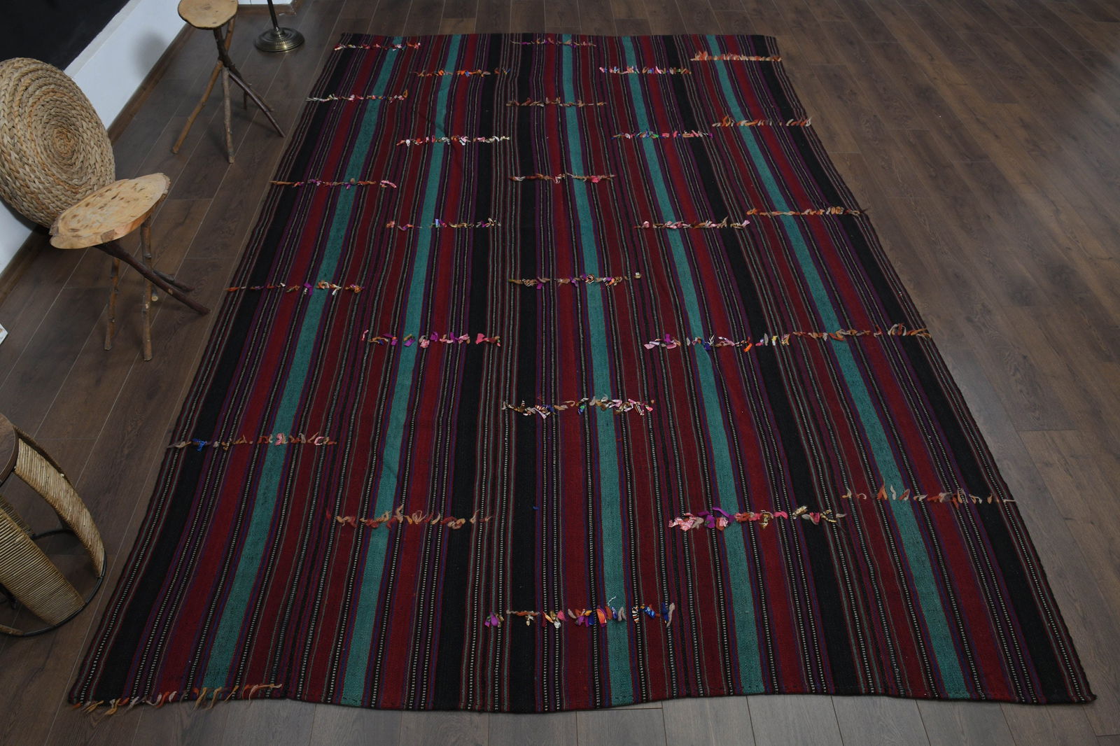 7.6x11.5 ft, LUXURY KILIM RUG - 2