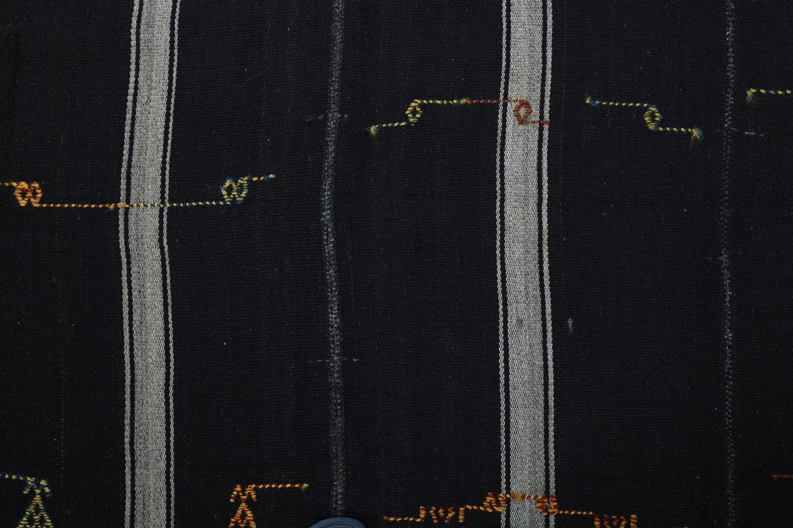6'4x8'5 ft, BLACK STRIPED RUG - 8