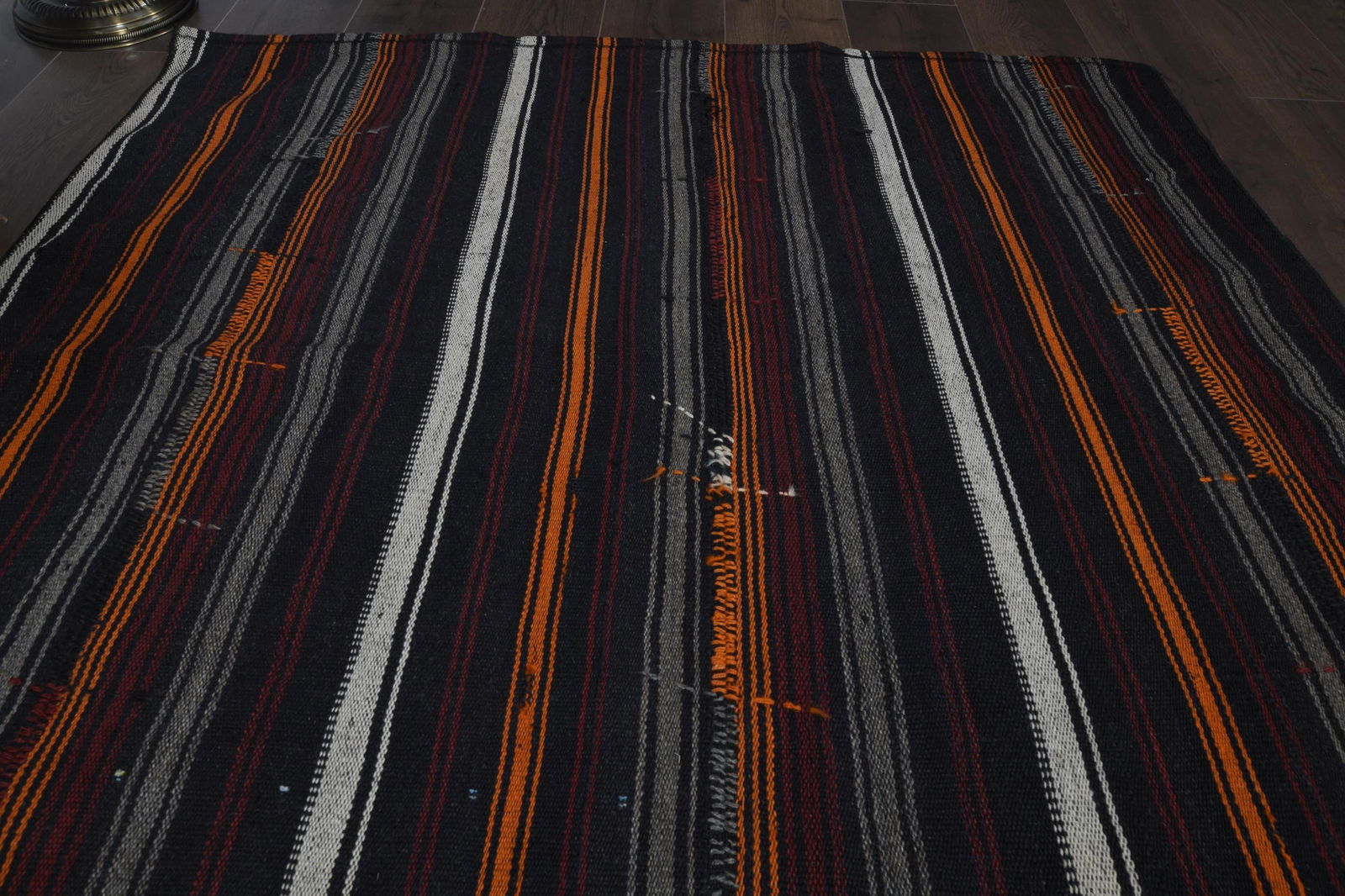 4.7x9.3 ft, STRIPED KILIM RUG - 2