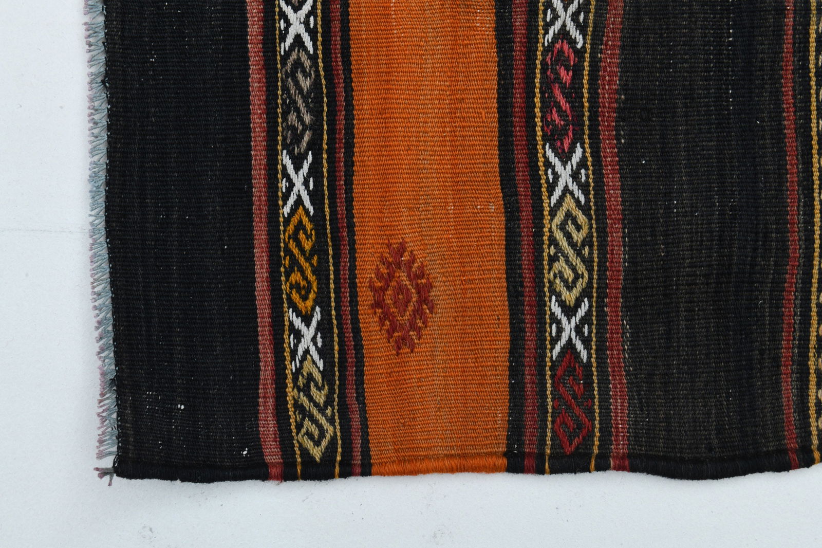 4.7x5.2 ft, COLORFUL, STRIPED, TURKISH Rug - 5