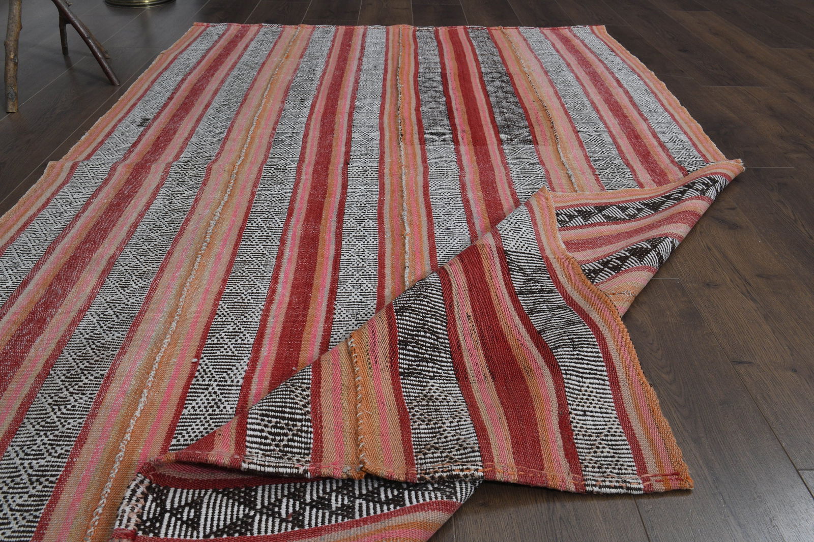 4'5x7'5 ft, VINTAGE TURKISH RUG - 5