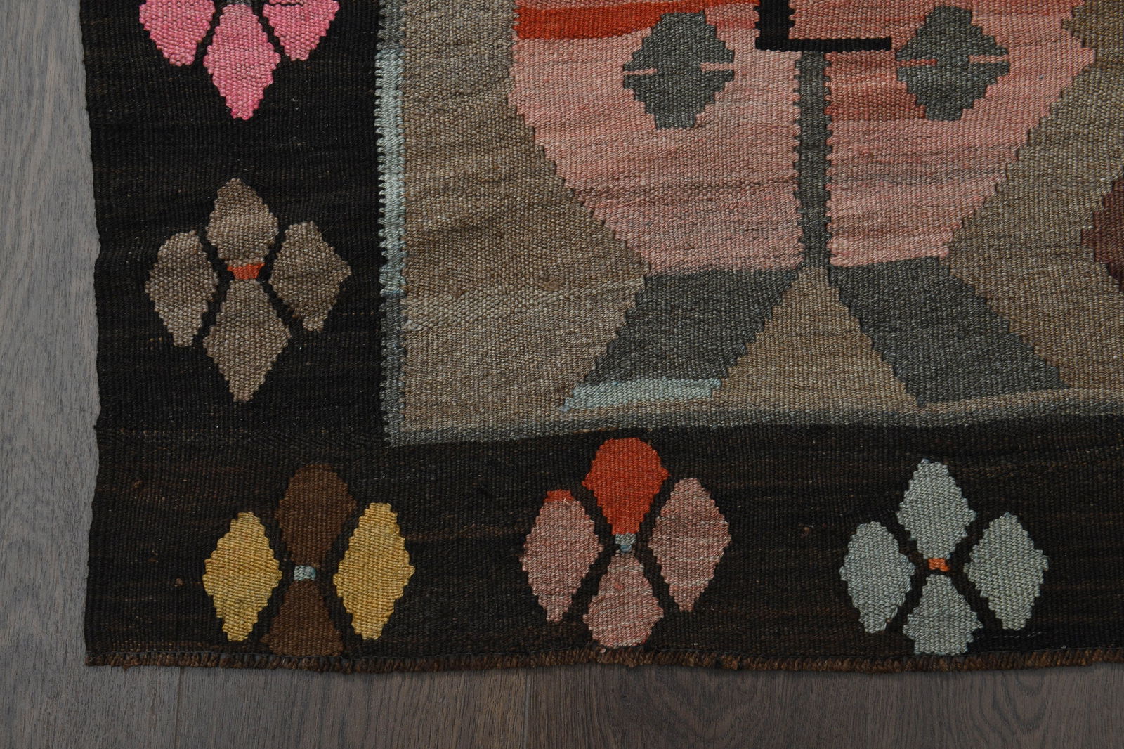 6.5x10.7 ft, COLORFUL ANTIQUE KILIM - 3