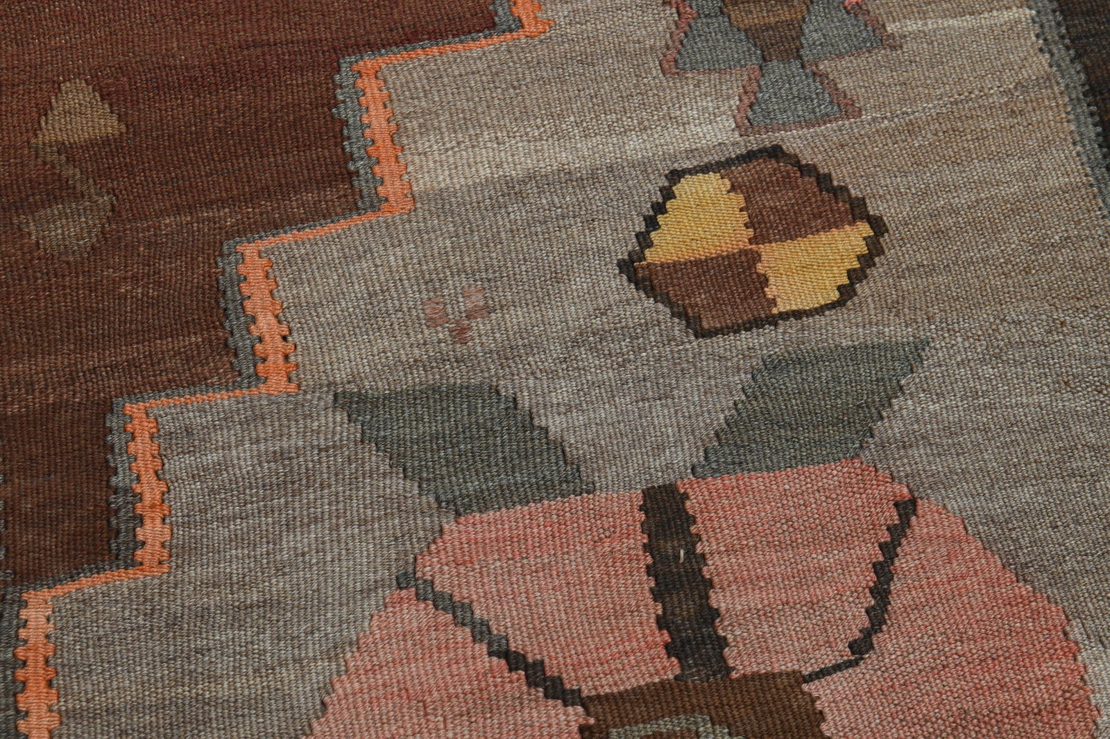 6.5x10.7 ft, COLORFUL ANTIQUE KILIM - 7