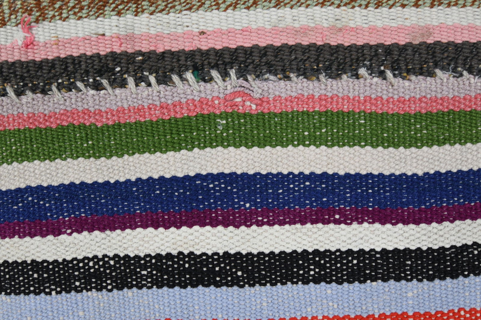 10.1x13.5 ft, ANTIQUE COLORFUL KILIM - 9