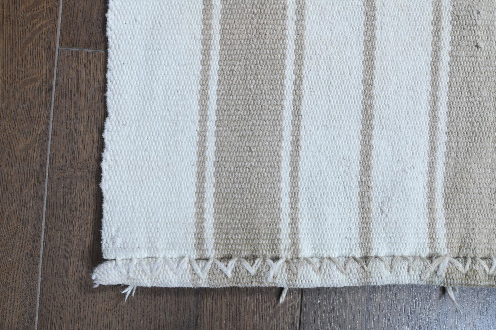 2.4x10.9 ft, WHITE BROWN RUNNER - 2