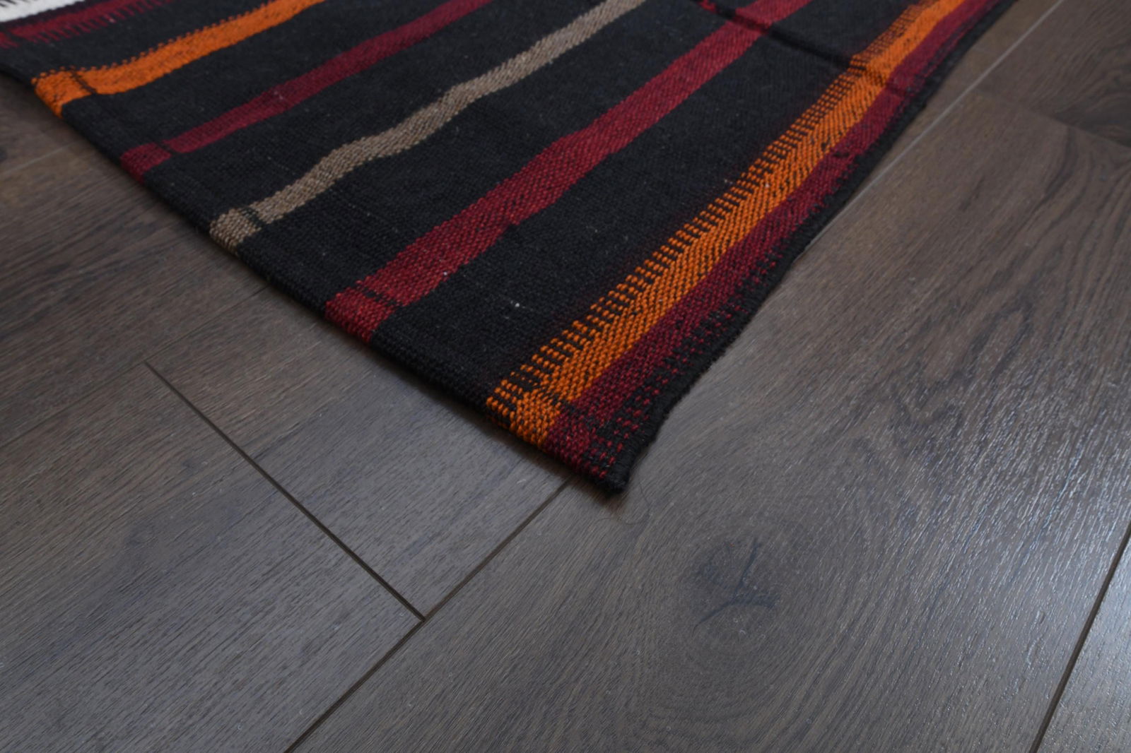 5'5x13'3 ft, COLORFUL KILIM RUNNER - 2