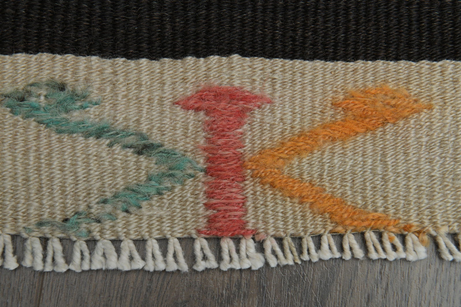 2.6x6.4 ft, COLORFUL KILIM RUNNER - 8