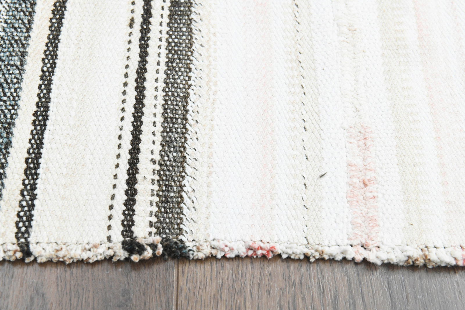 4'3x12'3 ft, TURKISH RUNNER, Vintage: Title: 4'3x12'3 ft, TURKISH RUNNER, Vintage Description: This Turkish one-of-a-kind Vintage Flatweave Kilim Rug is hand-knotted and handwoven by the most skilled artisans who use pure wool, in