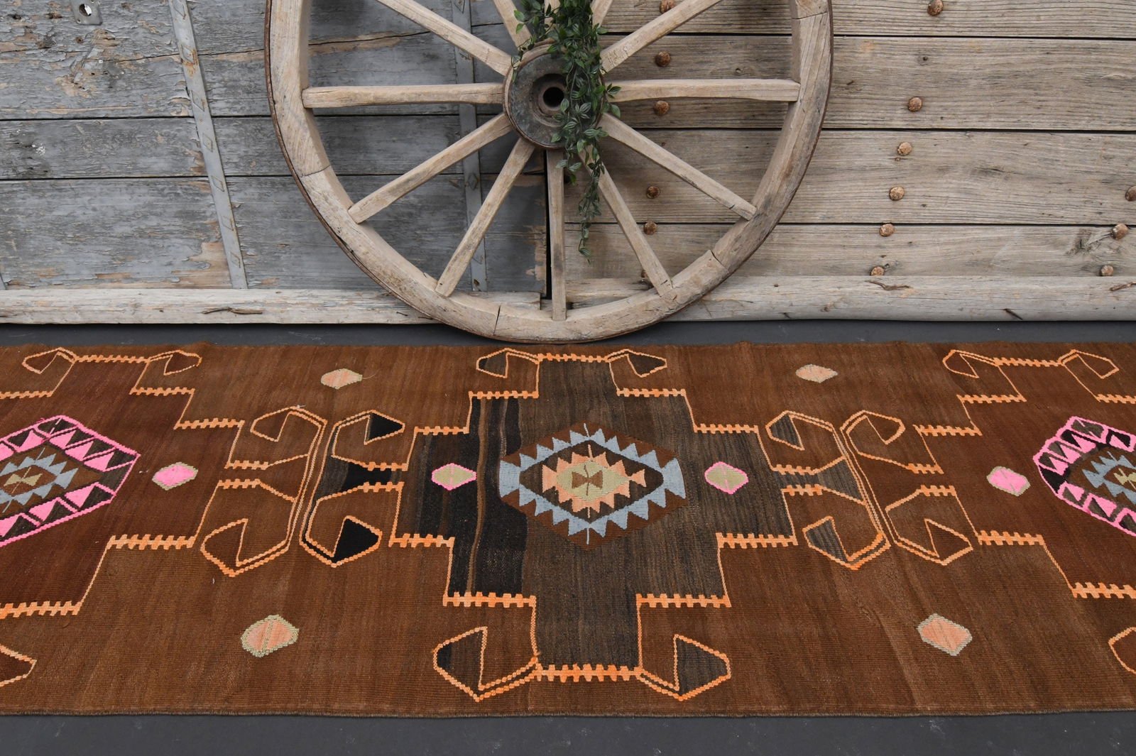 3'3x11'4 SHABBY DECOR KILIM - 6