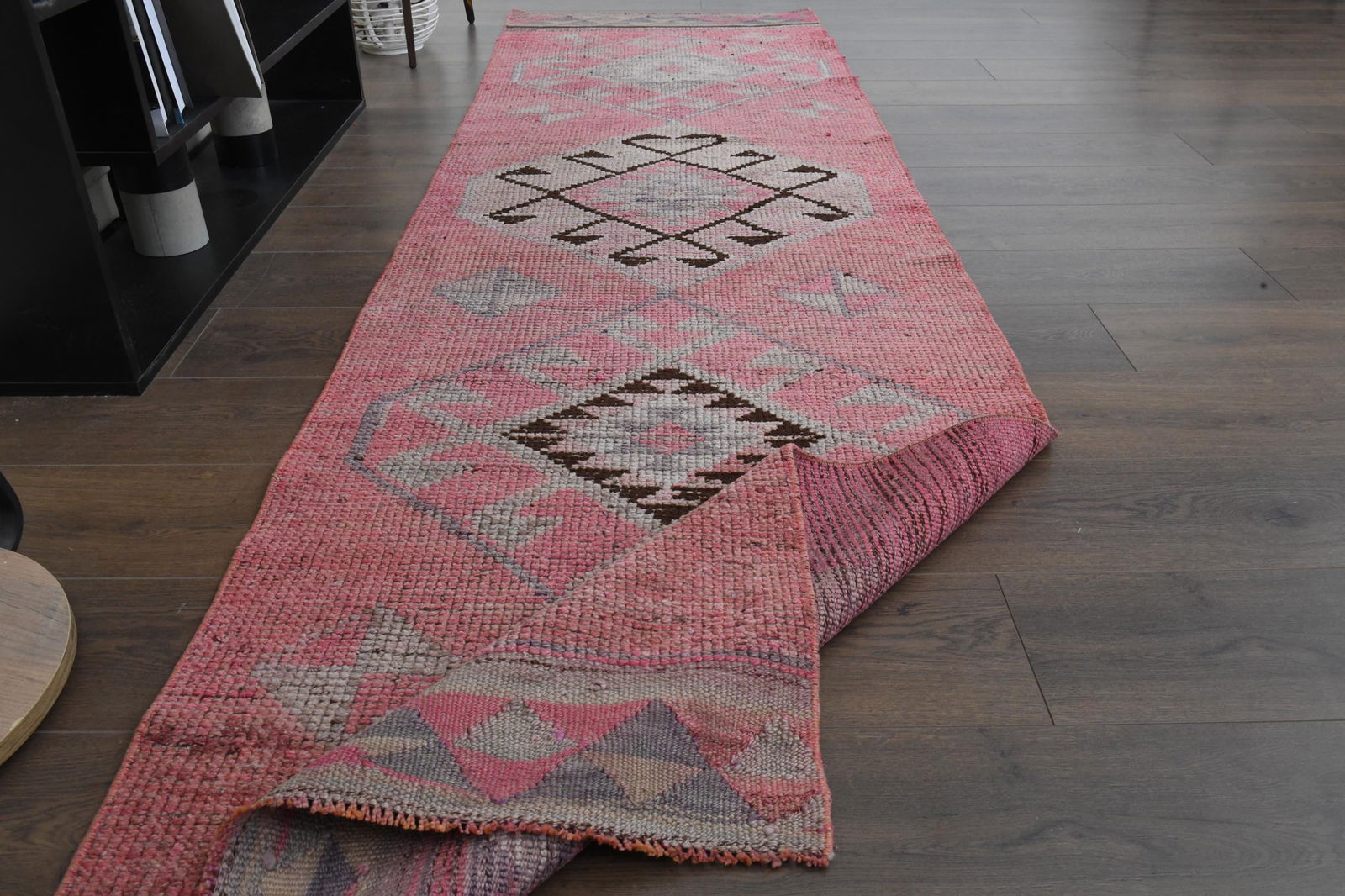 2.4x12.3 ft, LONG, Vintage Turkish Rug - 2