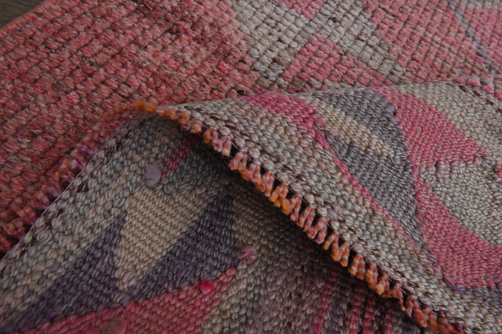 2.4x12.3 ft, LONG, Vintage Turkish Rug - 6