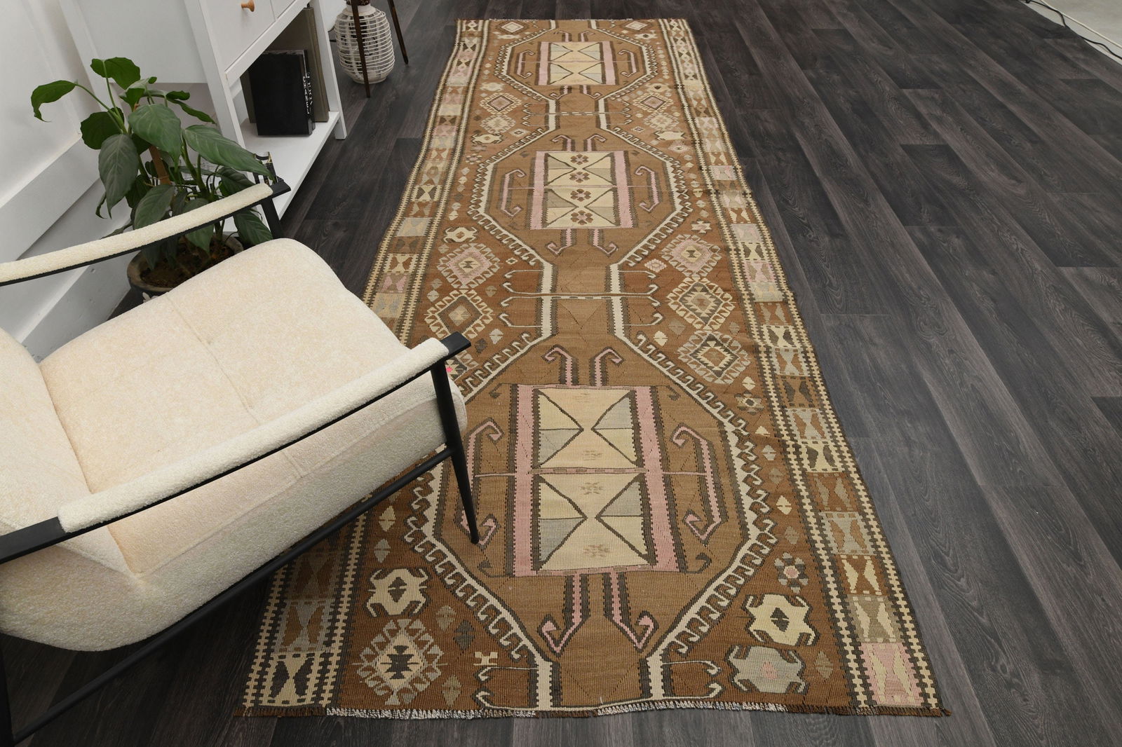 4.1x12.8 ft, WASHABLE KILIM DÉCOR - 2