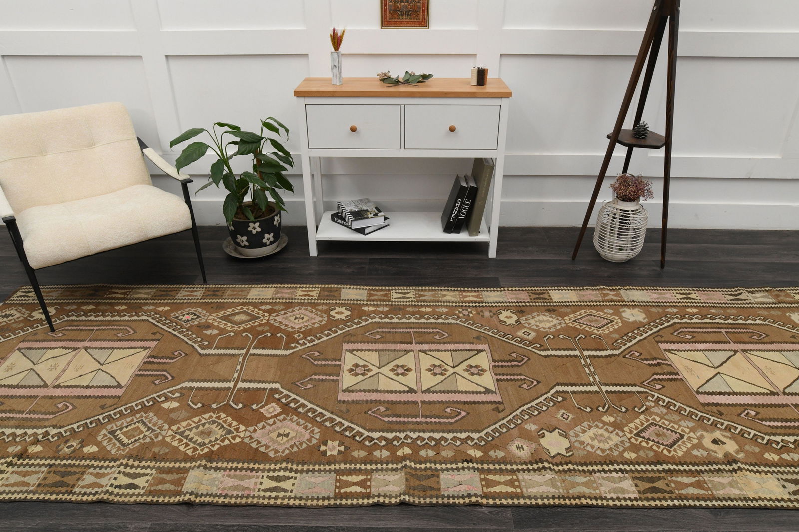 4.1x12.8 ft, WASHABLE KILIM DÉCOR - 3