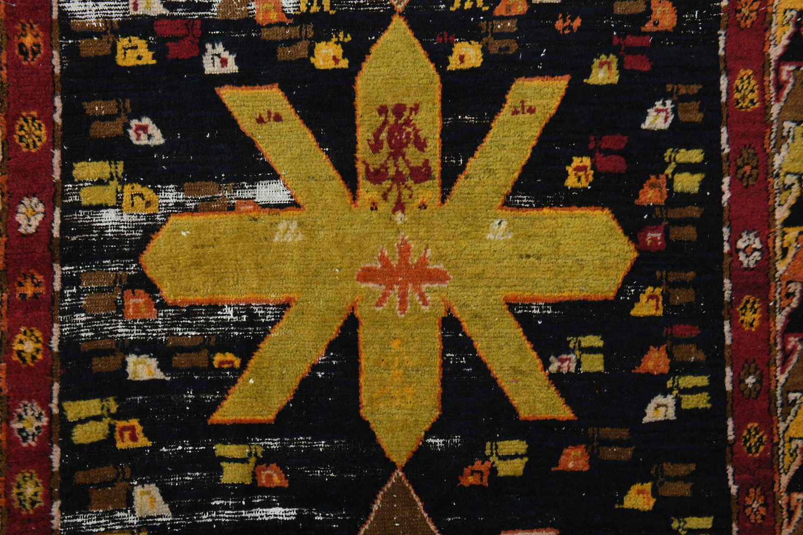 4'2x10'8 ft, COLORFUL KILIM RUNNER - 2