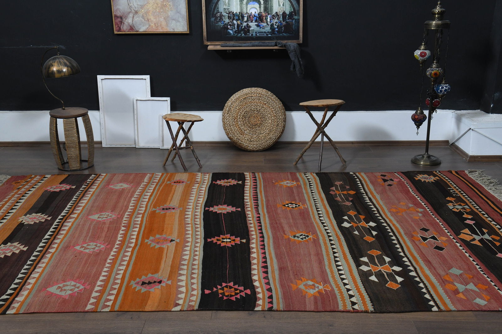 6'5x12'3 ft, TURKISH AREA RUG - 9