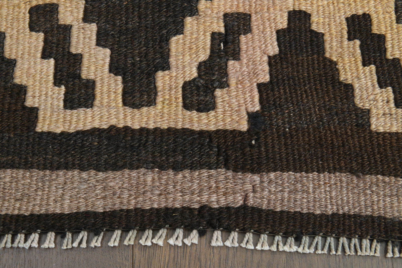 3'6x7 ft, BROWN PINK, KILIM - 3