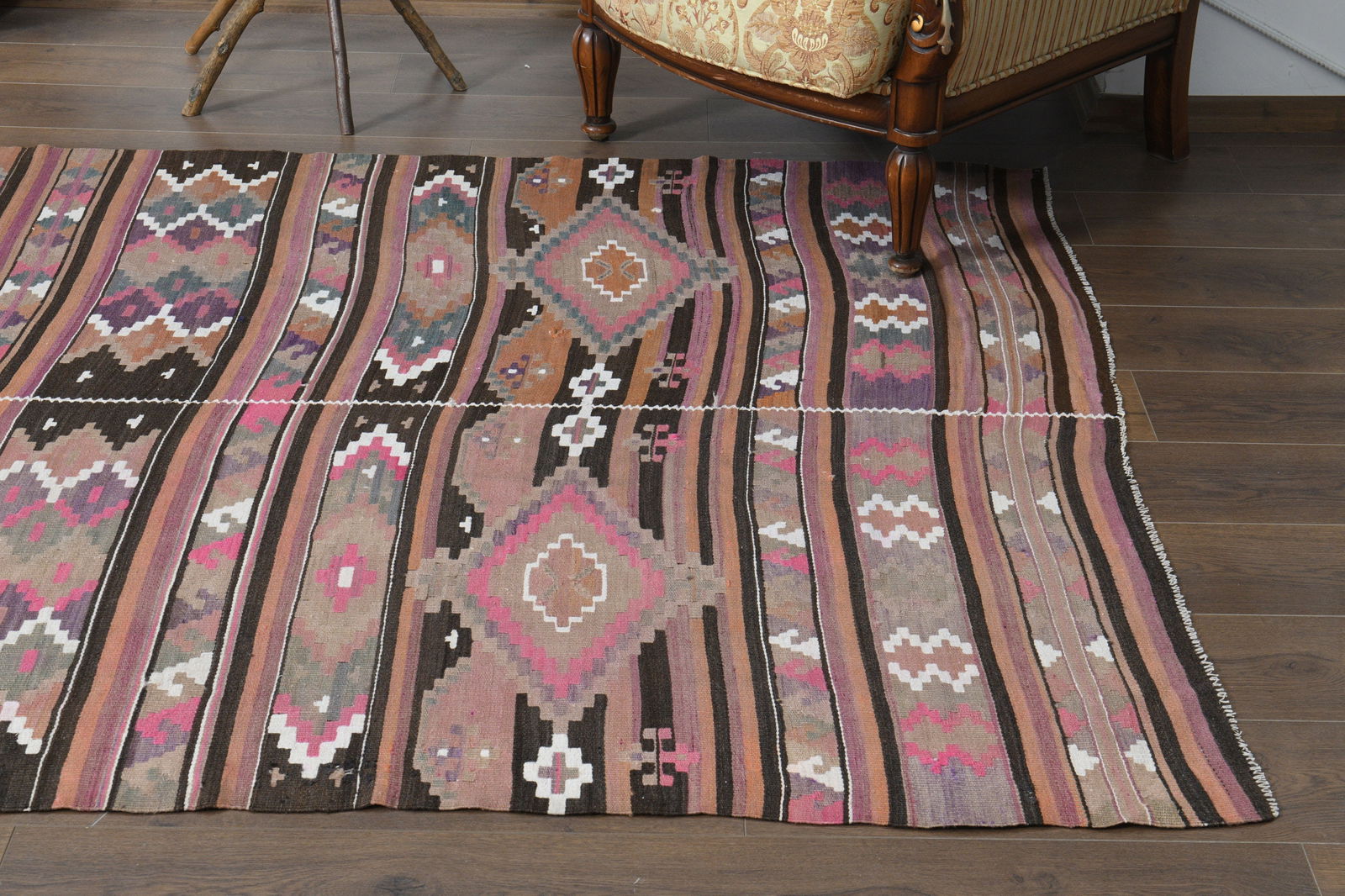 5'2x13'1 ft, COLORFUL STRIPED DÉCOR - 3