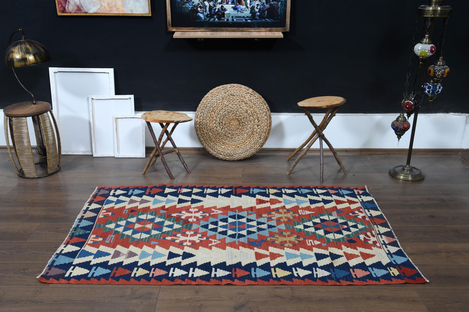 3'6x6 ft, BOHO CHIC DECOR, Special Kilim - 4