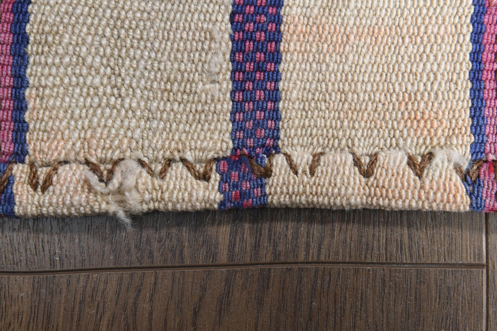 5'4x7 ft, STRIPED KILIM RUG, Flatweave - 2