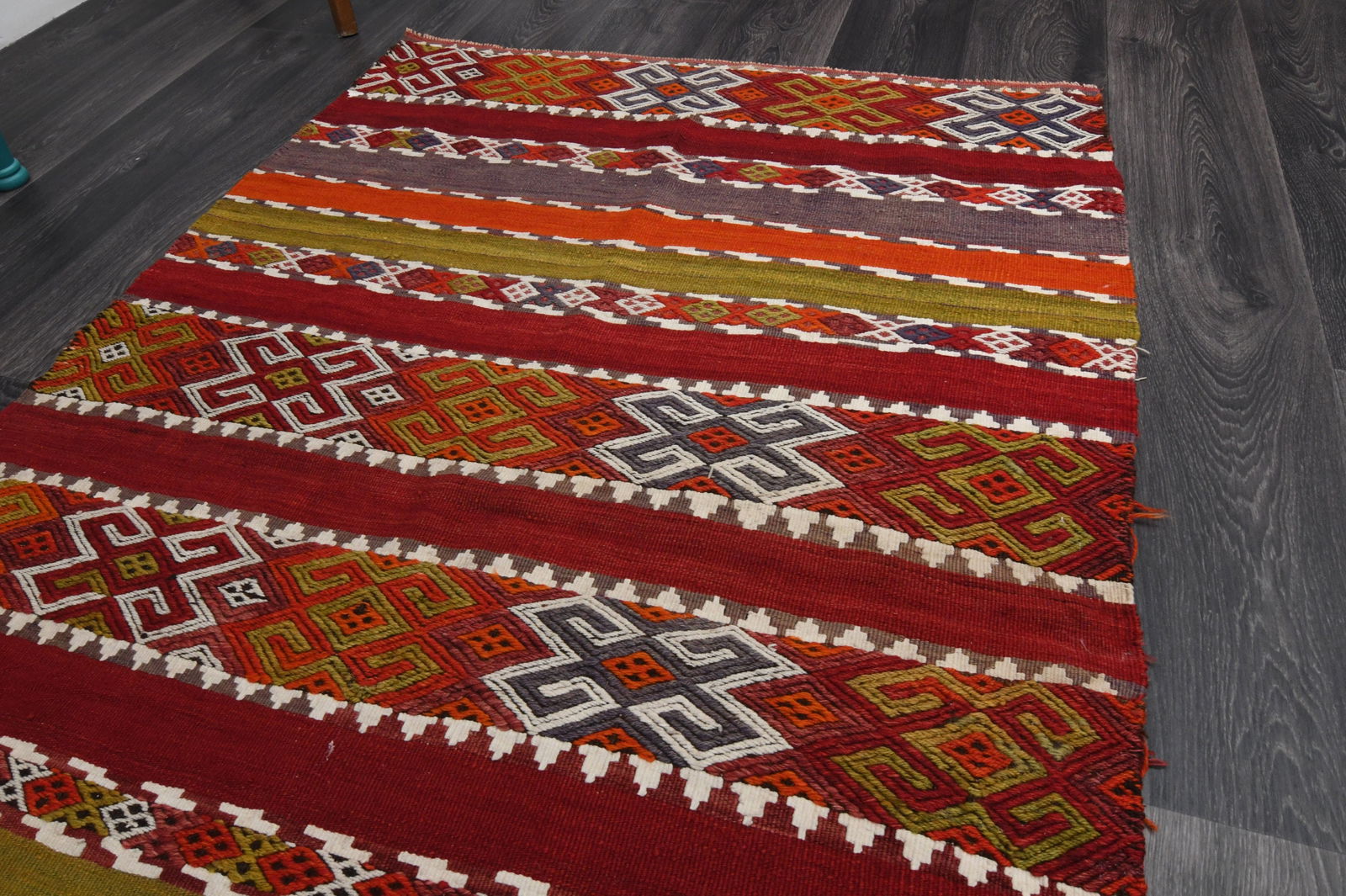3.5x6 Ft, Vintage Rug, Accent - 3