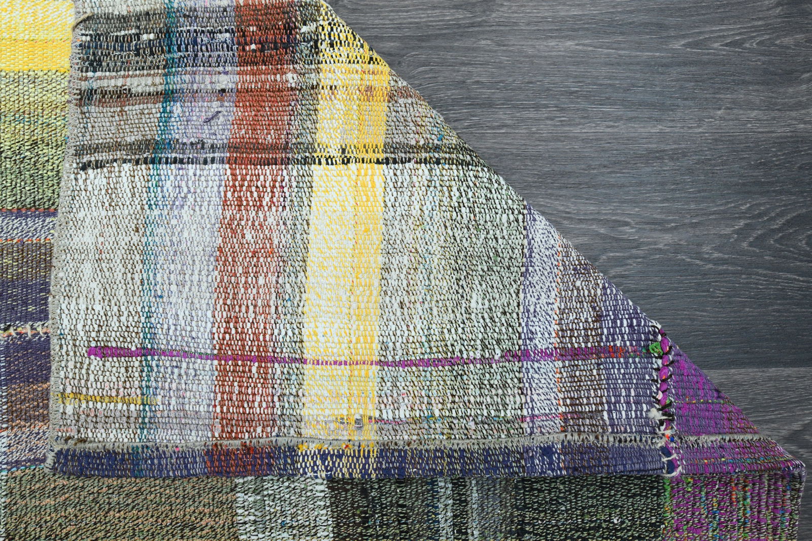 4.9x9.8 ft, TURKISH Flatweave Kilim Rug - 7