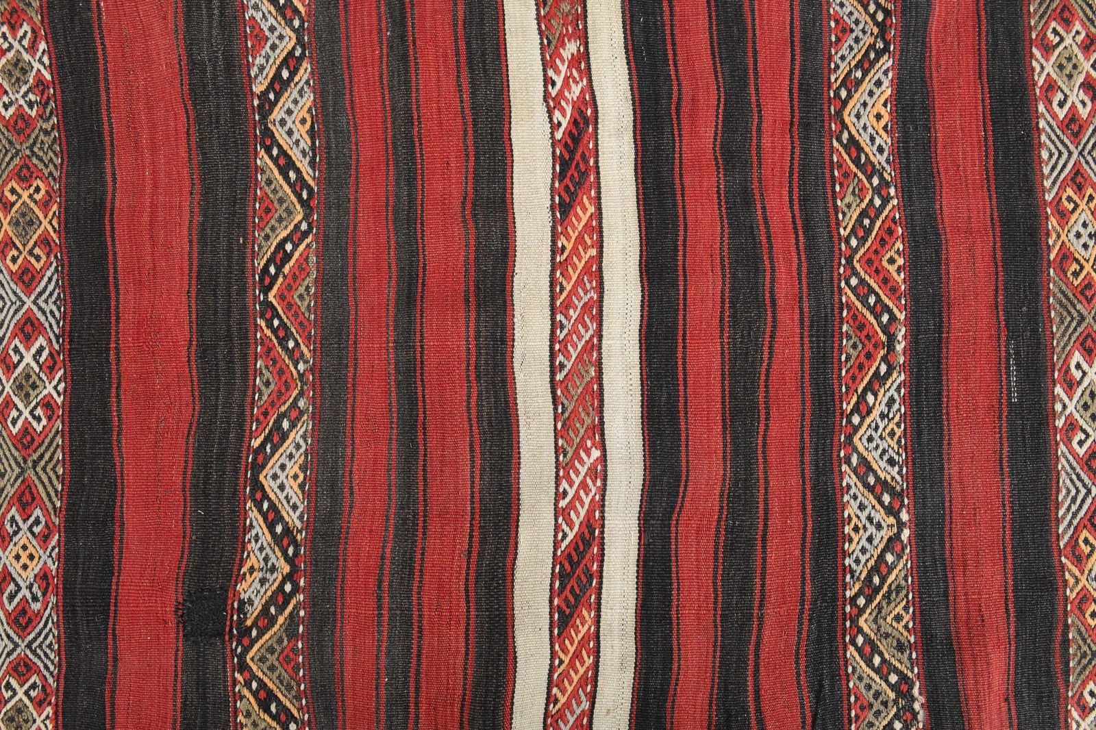 2.8x13 ft, STRIPED TURKISH KILIM - 5