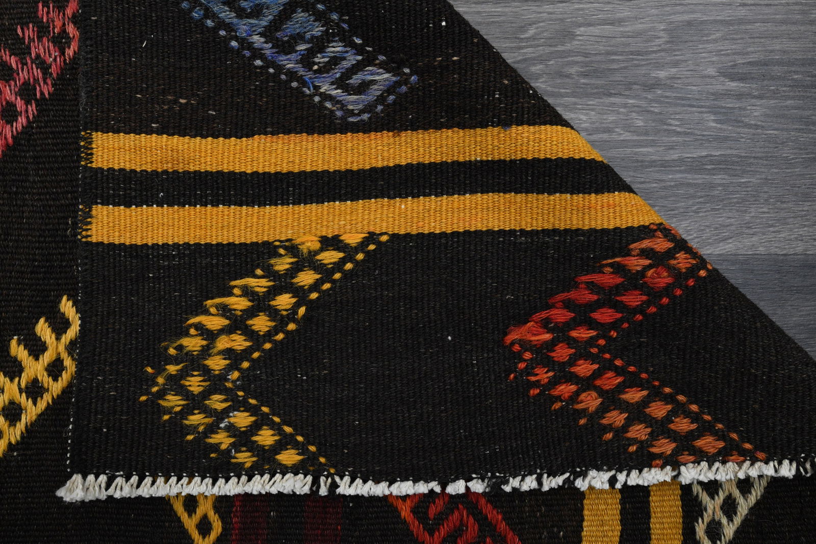 3.2x5.1 ft, TURKISH KILIM Rug - 7