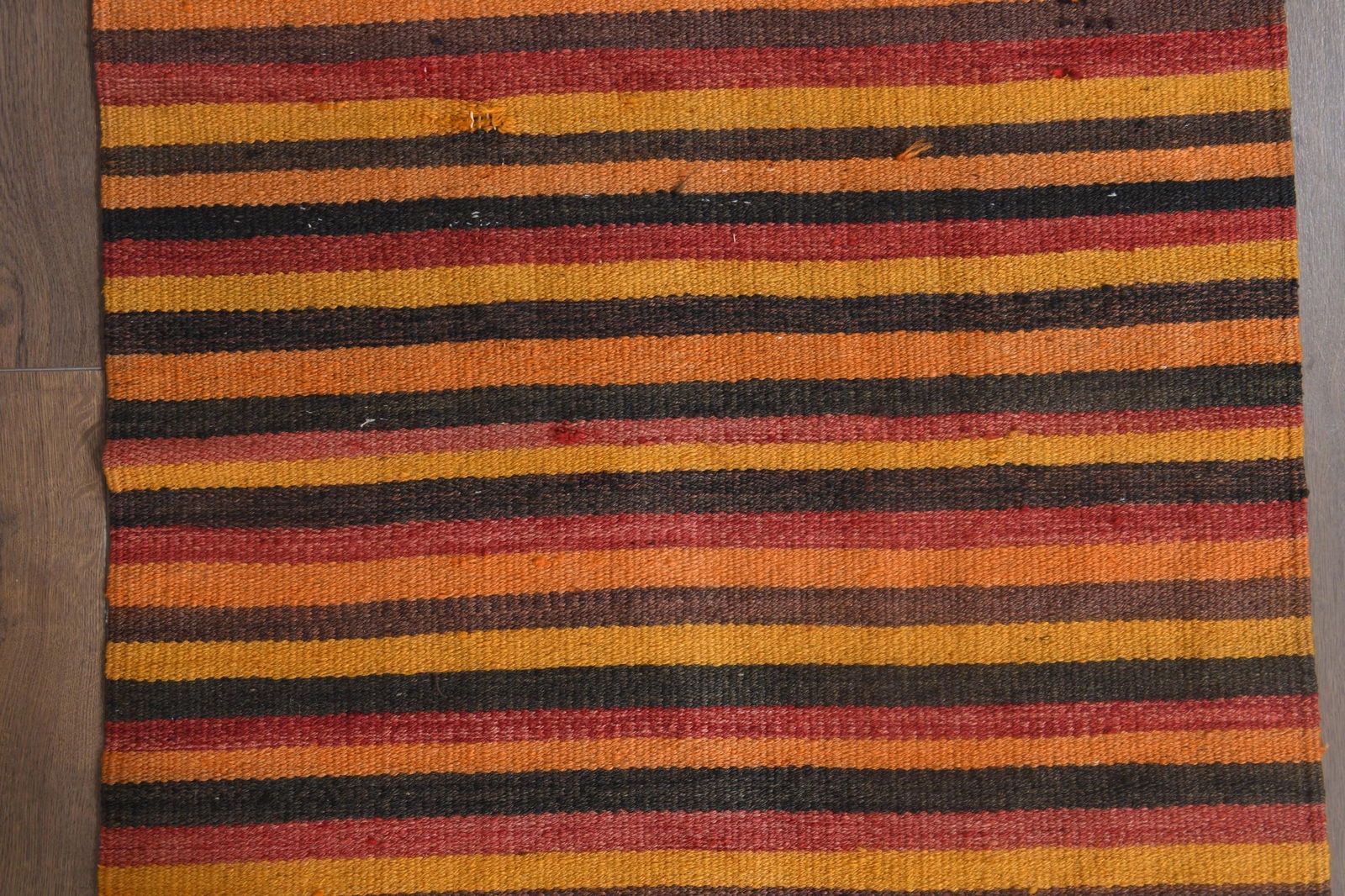 2'5x6'4 ft, ORANGE RED RUNNER, Turkish Vintage - 6