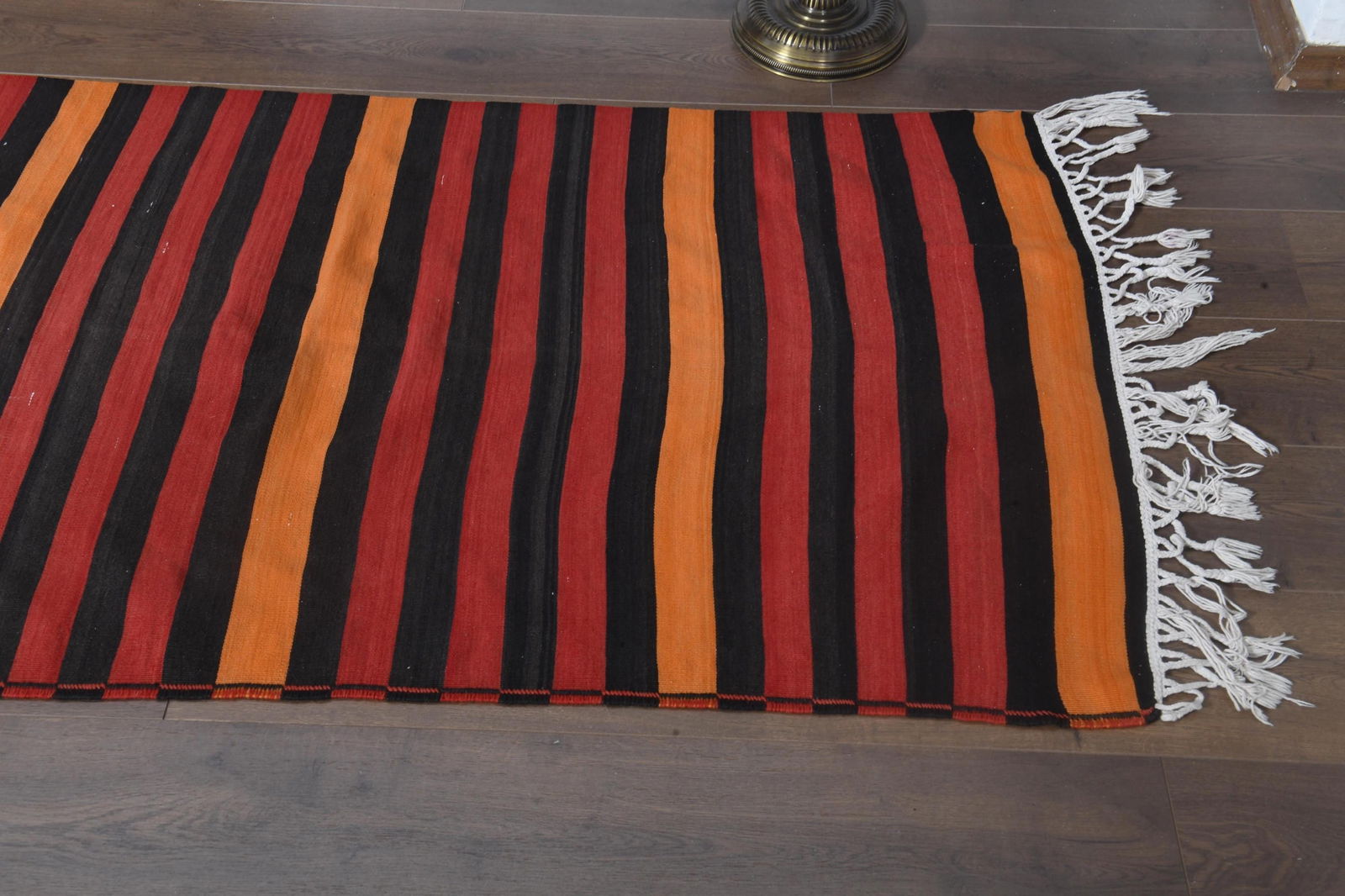 3.1x10.8 ft, STRIPED KILIM RUNNER - 5