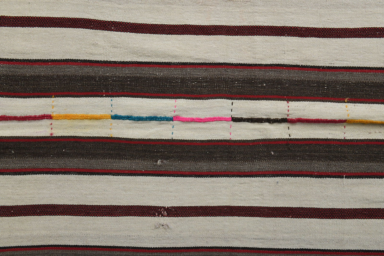 6'2x8'5 ft, STRIPED KILIM RUG, Turkish Area - 7