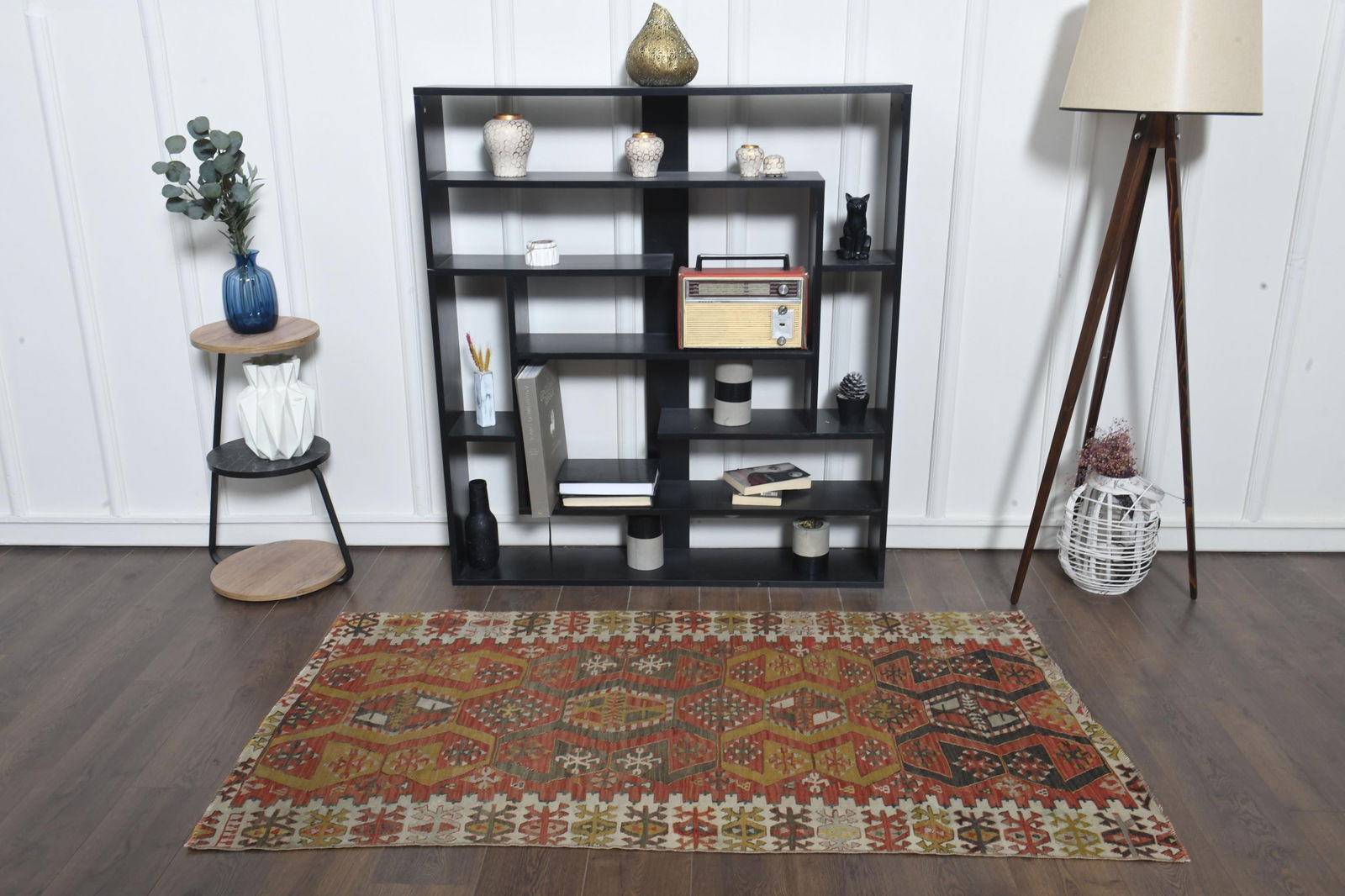 Turkish Handwoven Vintage Kilim - 9