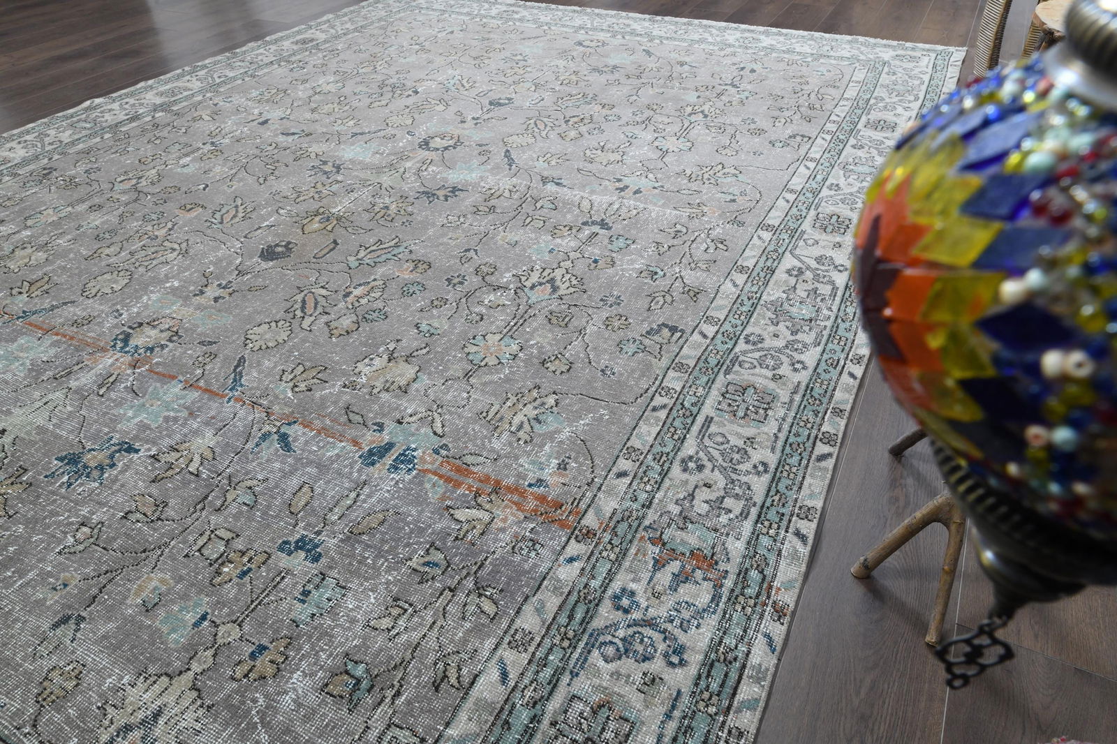 8'5x11'8 ft, BROWN OVERSIZED RUG - 3