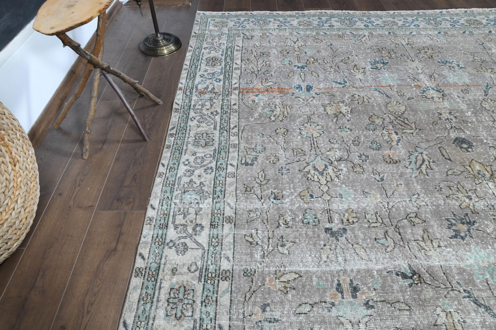 8'5x11'8 ft, BROWN OVERSIZED RUG - 5