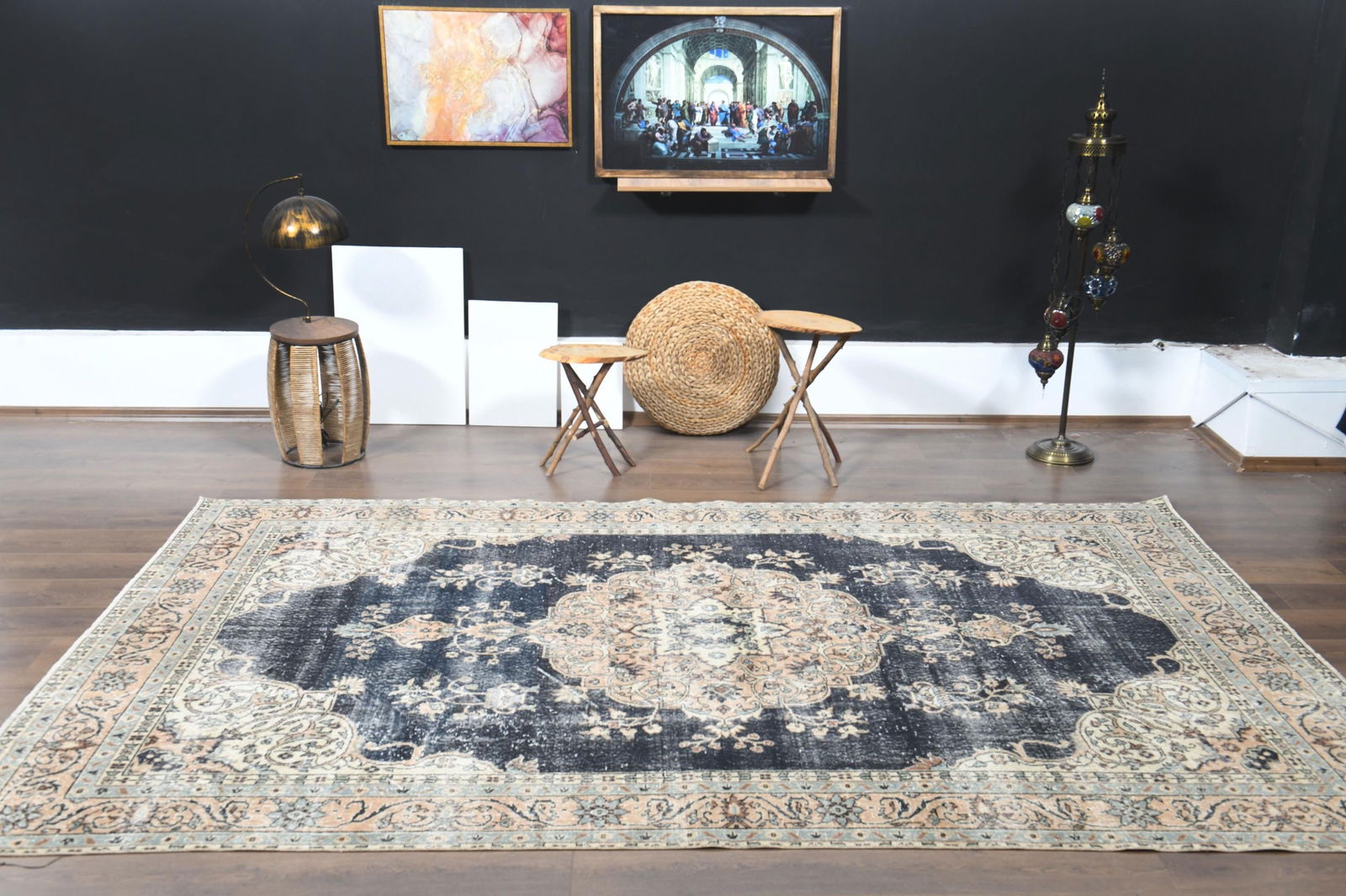 9'3x12'2 ft, TURKISH VINTAGE RUG - 6