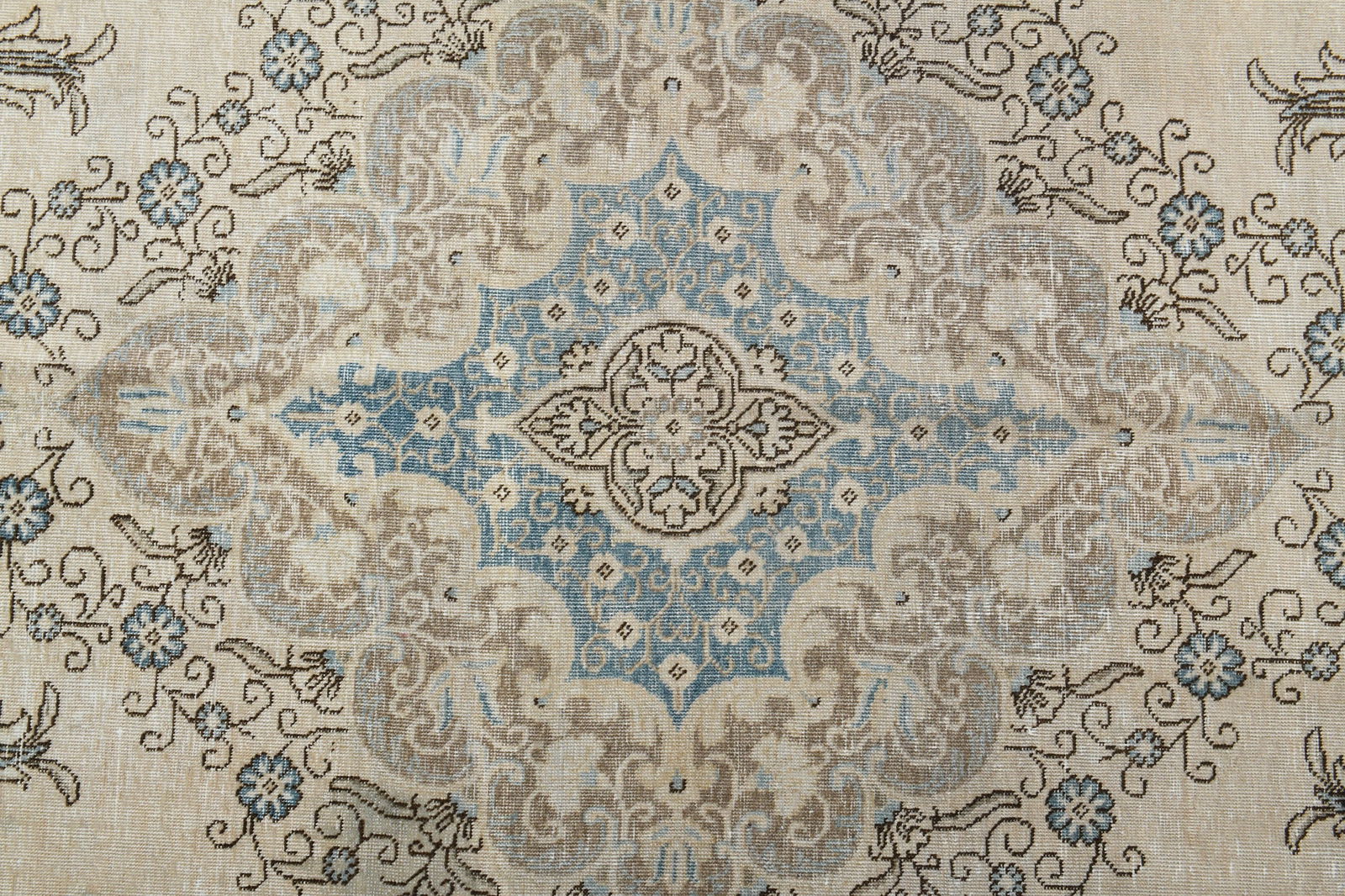 9'4x12'5 ft, BEIGE PERSIAN RUG - 2