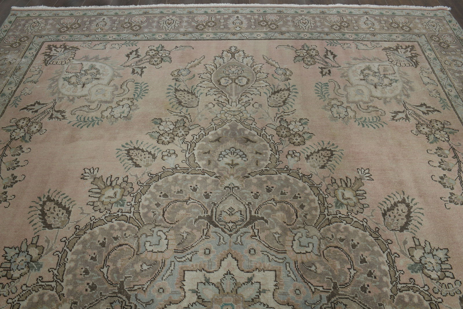 9'4x12'7 ft, ORANGE PERSIAN RUG - 2