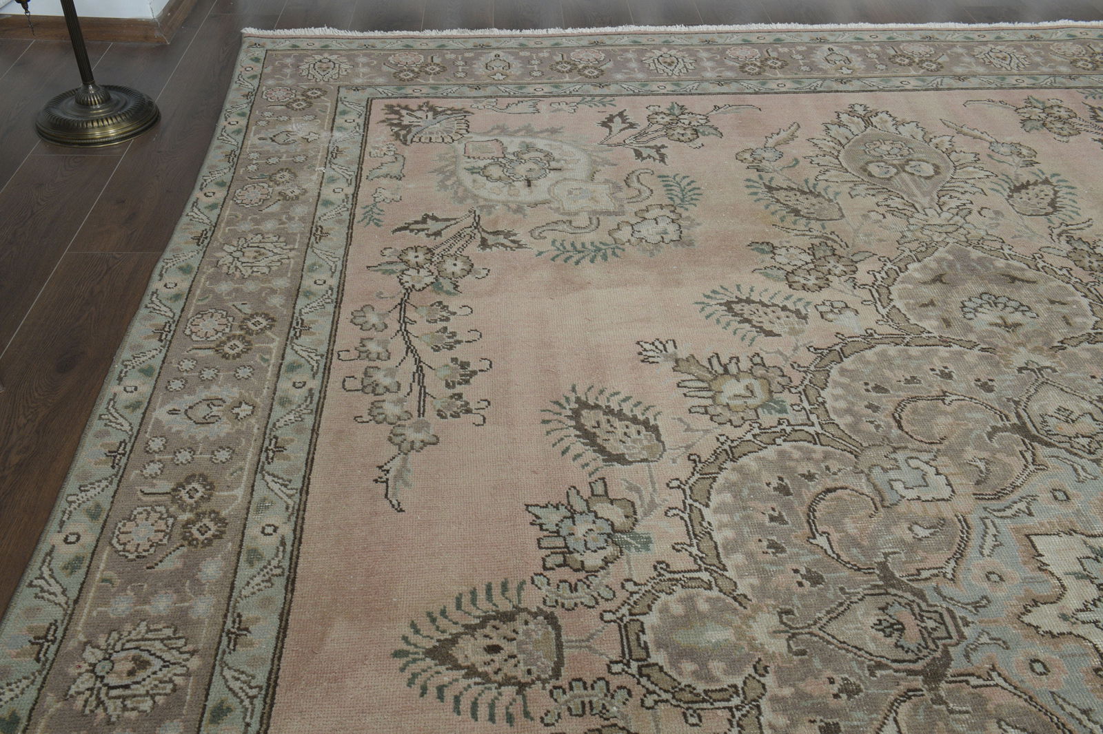 9'4x12'7 ft, ORANGE PERSIAN RUG - 3