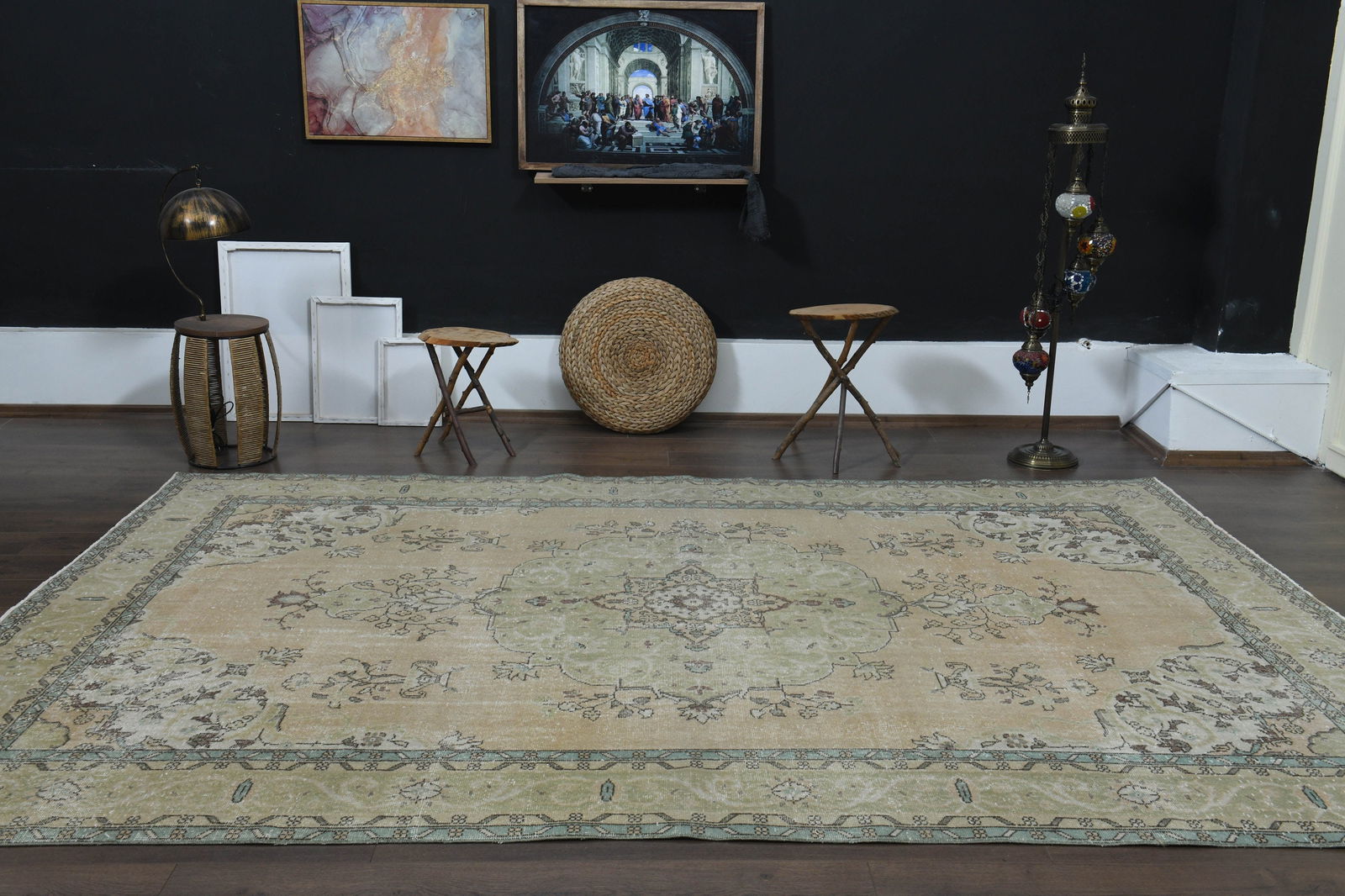 7'5x11'1 ft, PERSIAN STYLE RUG - 9