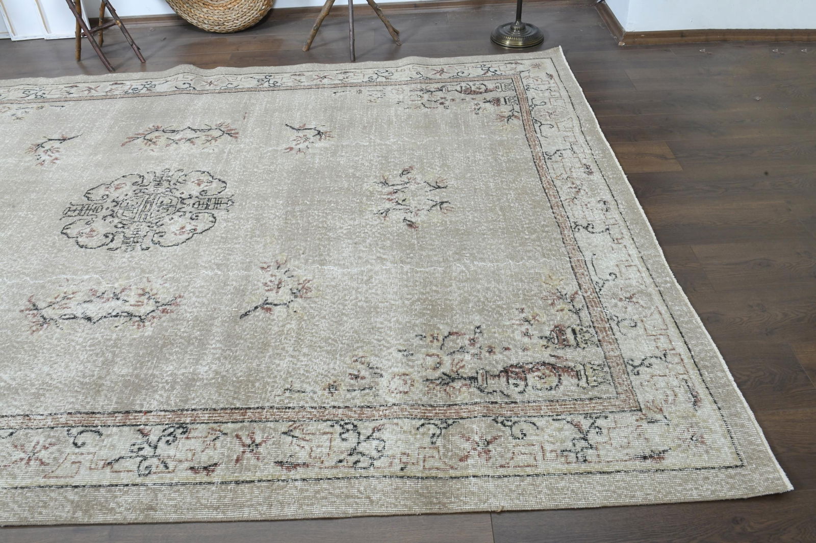 9.4x13.0 ft, VINTAGE PERSIAN RUG - 5